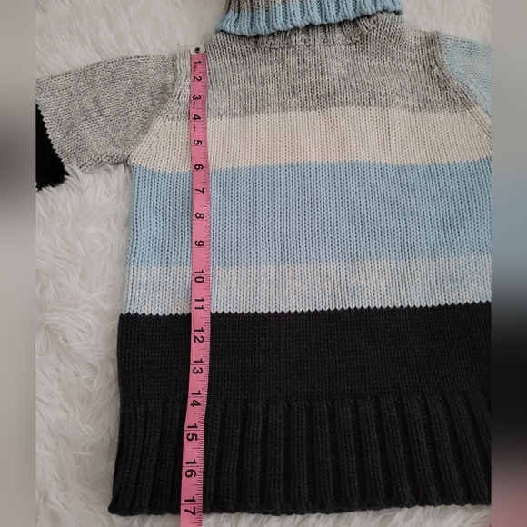 Girls Gap medium knit sweater in colorblock - Picture 5 of 5